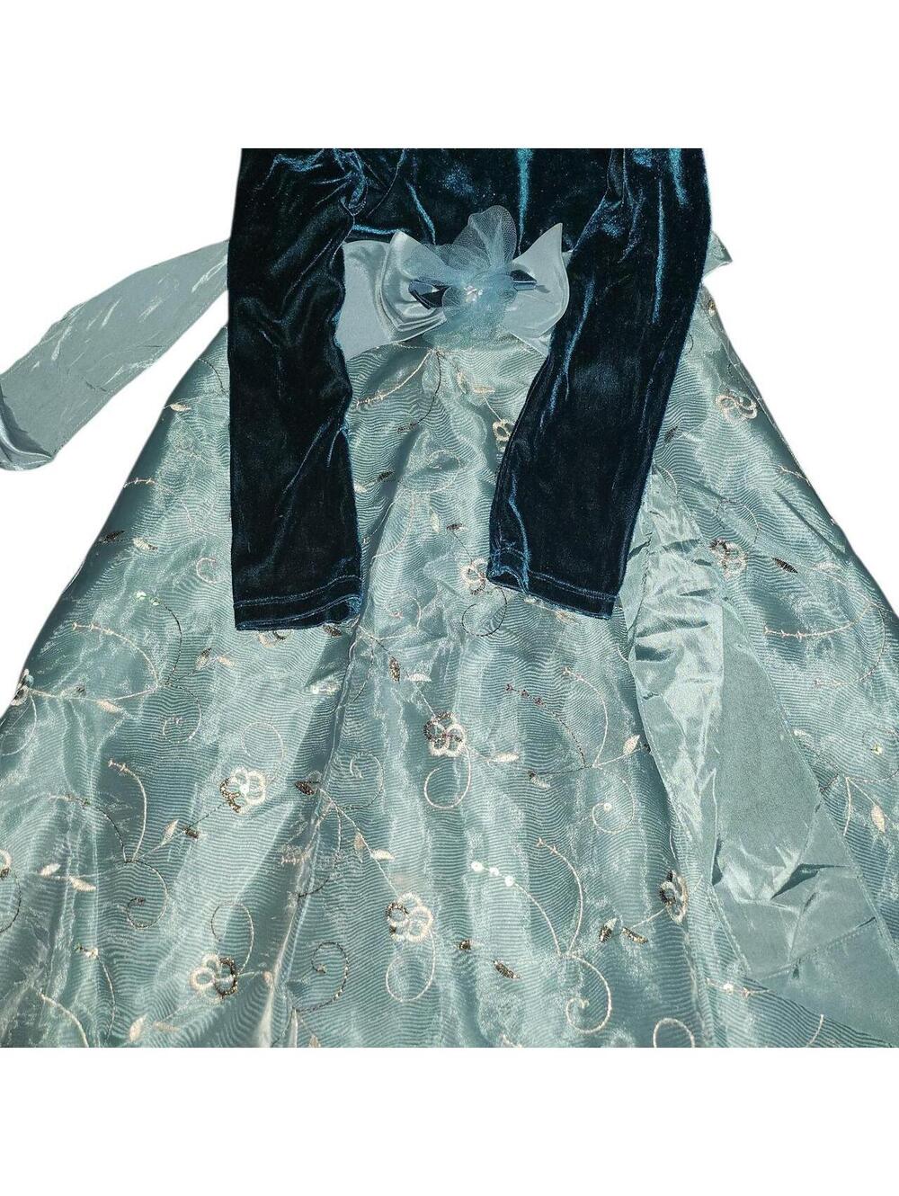 Kid's Blue and Green Dress